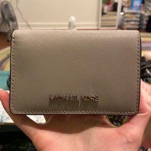 Jet Set Medium Saffiano Leather Wallet